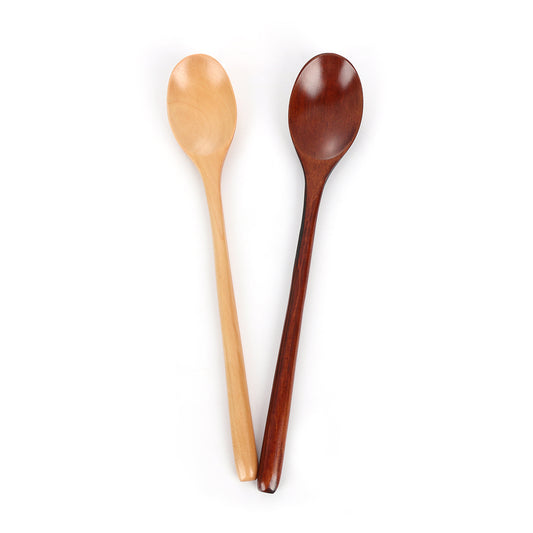 1PC Handmade Solid  Wooden Spoons For Drinking - Pet Accessories