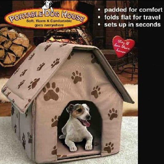 Keep Your Small Dog Comfy with a Foldable Dog House and Blanket