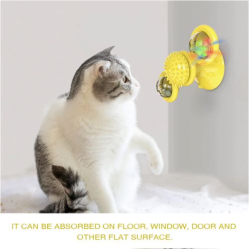 Fun and Stimulating Whirling LED Balls for Cats