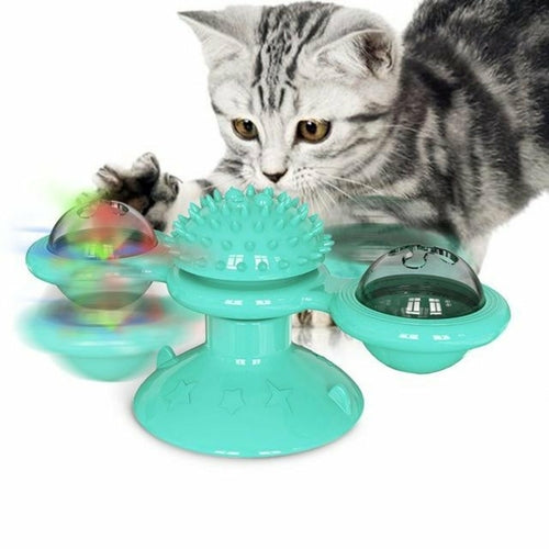 Fun and Stimulating Whirling LED Balls for Cats